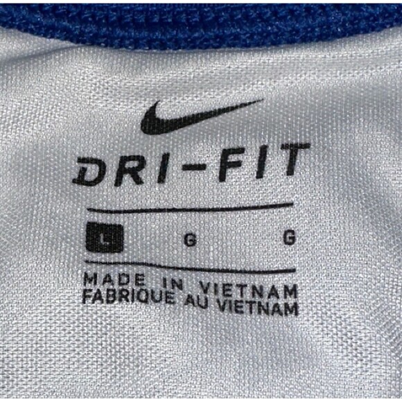 Nike Dri-Fit Racerback Tank Top Large Blue Running AKA Canoe Kayak Rescue USA - Picture 7 of 8